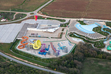 Vue aérienne de Zelena Laguna dans le département Gespanschaft Istrien, Croatie