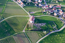 Vue oblique de Chapelle Saint-Denys à le quartier Gleiszellen in Gleiszellen-Gleishorbach dans le département Rhénanie-Palatinat, Allemagne
