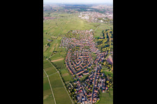Quartier Godramstein in Landau in der Pfalz dans le département Rhénanie-Palatinat, Allemagne d'un drone