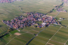 Vue aérienne de Hainfeld dans le département Rhénanie-Palatinat, Allemagne