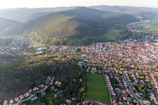 Neustadt an der Weinstraße dans le département Rhénanie-Palatinat, Allemagne d'un drone