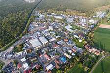 Quartier Speyerdorf in Neustadt an der Weinstraße dans le département Rhénanie-Palatinat, Allemagne d'en haut