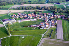 Photographie aérienne de Hegeney dans le département Bas Rhin, France