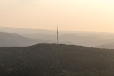 Vue aérienne de Région viticole à le quartier Haardt in Neustadt an der Weinstraße dans le département Rhénanie-Palatinat, Allemagne