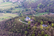 Photographie aérienne de Chapelle Sainte-Anne à Burrweiler dans le département Rhénanie-Palatinat, Allemagne