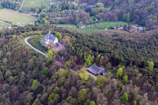 Vue oblique de Chapelle Sainte-Anne à Burrweiler dans le département Rhénanie-Palatinat, Allemagne