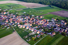 Eschbach dans le département Bas Rhin, France vue d'en haut