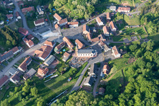 Photographie aérienne de Hottviller dans le département Moselle, France