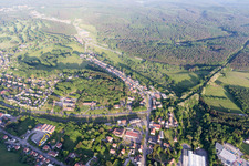 Bitche dans le département Moselle, France hors des airs