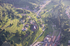 Vue aérienne de Saint-Louis-lès-Bitche dans le département Moselle, France