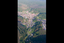 Vue oblique de Cherche à Soucht dans le département Moselle, France