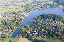 Vue aérienne de Holving dans le département Moselle, France
