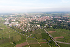 Landau in der Pfalz dans le département Rhénanie-Palatinat, Allemagne hors des airs