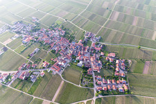 Photographie aérienne de Flemlingen dans le département Rhénanie-Palatinat, Allemagne