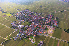 Vue aérienne de Vue d'ensemble du village depuis le sud-est à Hainfeld dans le département Rhénanie-Palatinat, Allemagne