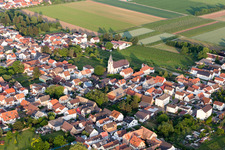 Photographie aérienne de Rödersheim-Gronau dans le département Rhénanie-Palatinat, Allemagne