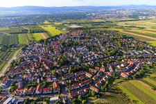Vue aérienne de Quartier Drais in Mainz dans le département Rhénanie-Palatinat, Allemagne