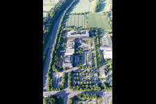 Vue oblique de Quartier Marienborn in Mainz dans le département Rhénanie-Palatinat, Allemagne