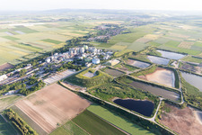 Vue aérienne de Südzucker AG à Offstein dans le département Rhénanie-Palatinat, Allemagne
