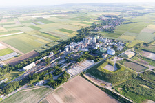 Vue aérienne de Südzucker AG à Offstein dans le département Rhénanie-Palatinat, Allemagne