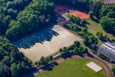 Vue oblique de Installations sportives TUS à le quartier Schaidt in Wörth am Rhein dans le département Rhénanie-Palatinat, Allemagne