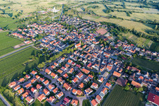 Erpolzheim dans le département Rhénanie-Palatinat, Allemagne d'en haut