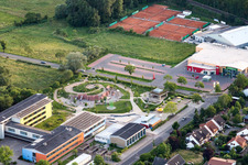Vue aérienne de Aire de jeux alla hop! à Deidesheim dans le département Rhénanie-Palatinat, Allemagne