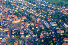 Vue aérienne de Königstr à Bad Bergzabern dans le département Rhénanie-Palatinat, Allemagne