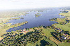 Skatelöv dans le département Kronoberg, Suède vue d'en haut