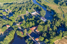 Odensjö dans le département Kronoberg, Suède hors des airs