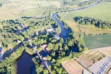 Odensjö dans le département Kronoberg, Suède vue d'en haut
