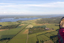 Photographie aérienne de Grimslöv dans le département Kronobergs län, Suède