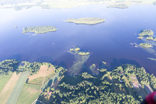 Skäggalösa dans le département Kronoberg, Suède d'en haut