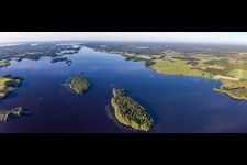 Skäggalösa dans le département Kronoberg, Suède hors des airs