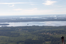 Flogmyran dans le département Kronoberg, Suède d'en haut