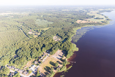Vue aérienne de Torne dans le département Kronoberg, Suède