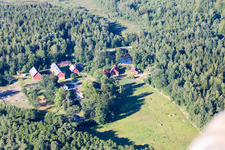 Torne dans le département Kronoberg, Suède hors des airs