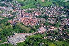 Reichshoffen dans le département Bas Rhin, France hors des airs