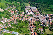 Image drone de Zinswiller dans le département Bas Rhin, France