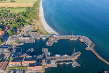 Image drone de Borre dans le département Sjaelland, Danemark