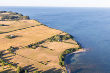 Borre dans le département Sjaelland, Danemark vu d'un drone