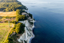 Photographie aérienne de Borre dans le département Sjaelland, Danemark