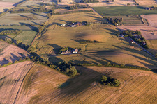 Enregistrement par drone de Borre dans le département Sjaelland, Danemark