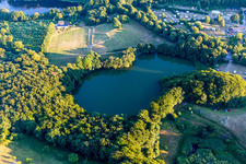 Vue d'oiseau de (DK), Møns Klint Resort et Camping à Borre dans le département Sjaelland, Danemark