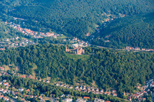 Vue aérienne de Monastère de Limbourg à le quartier Grethen in Bad Dürkheim dans le département Rhénanie-Palatinat, Allemagne