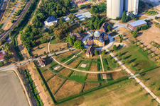 Ermitage Waghäusel à Waghäusel dans le département Bade-Wurtemberg, Allemagne depuis l'avion