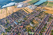 Photographie aérienne de Quartier Wiesental in Waghäusel dans le département Bade-Wurtemberg, Allemagne
