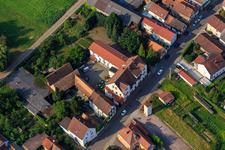 Vue aérienne de Pfälzer Hof à Saarstr à Kandel dans le département Rhénanie-Palatinat, Allemagne