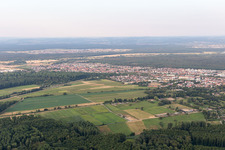 Quartier Graben in Graben-Neudorf dans le département Bade-Wurtemberg, Allemagne vu d'un drone
