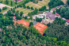 Photographie aérienne de Club de tennis Rülzheim à Rülzheim dans le département Rhénanie-Palatinat, Allemagne